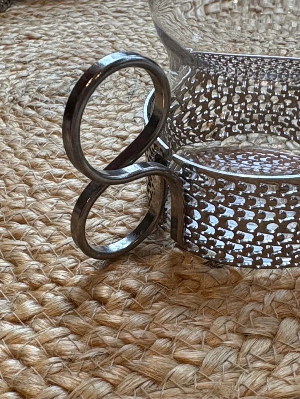 (5) Vintage Littala Tsaikka Glasses w/ Metal Holders - Timo Sarpaneva